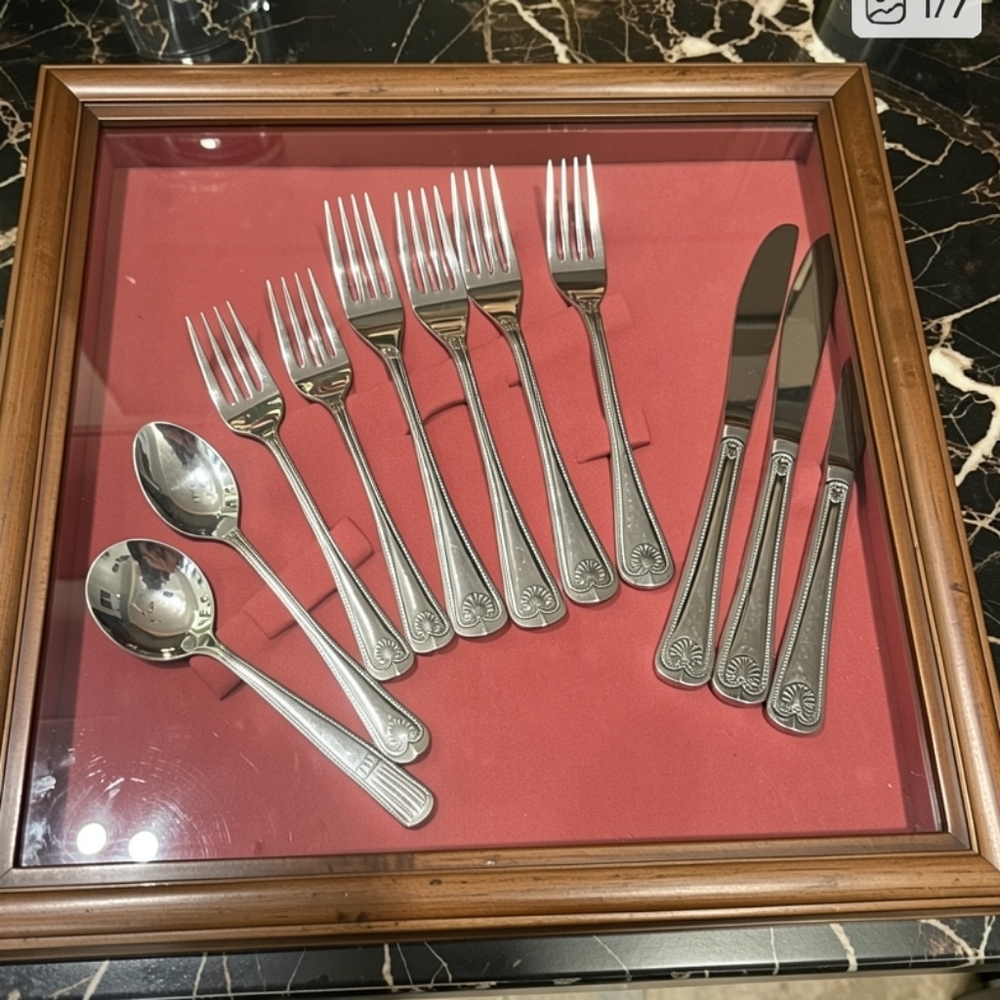 Elegant Stainless Steel Knife, Fork, Spoon Cutlery Set